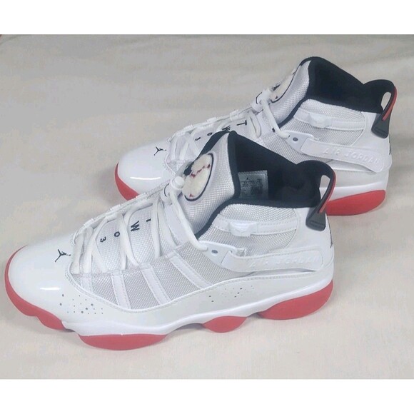 Nike Jordan 6 Rings Men\'s 8.5  Red White Black New In Box
